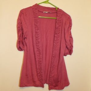 $final markdowns Rose Colored Cardigan